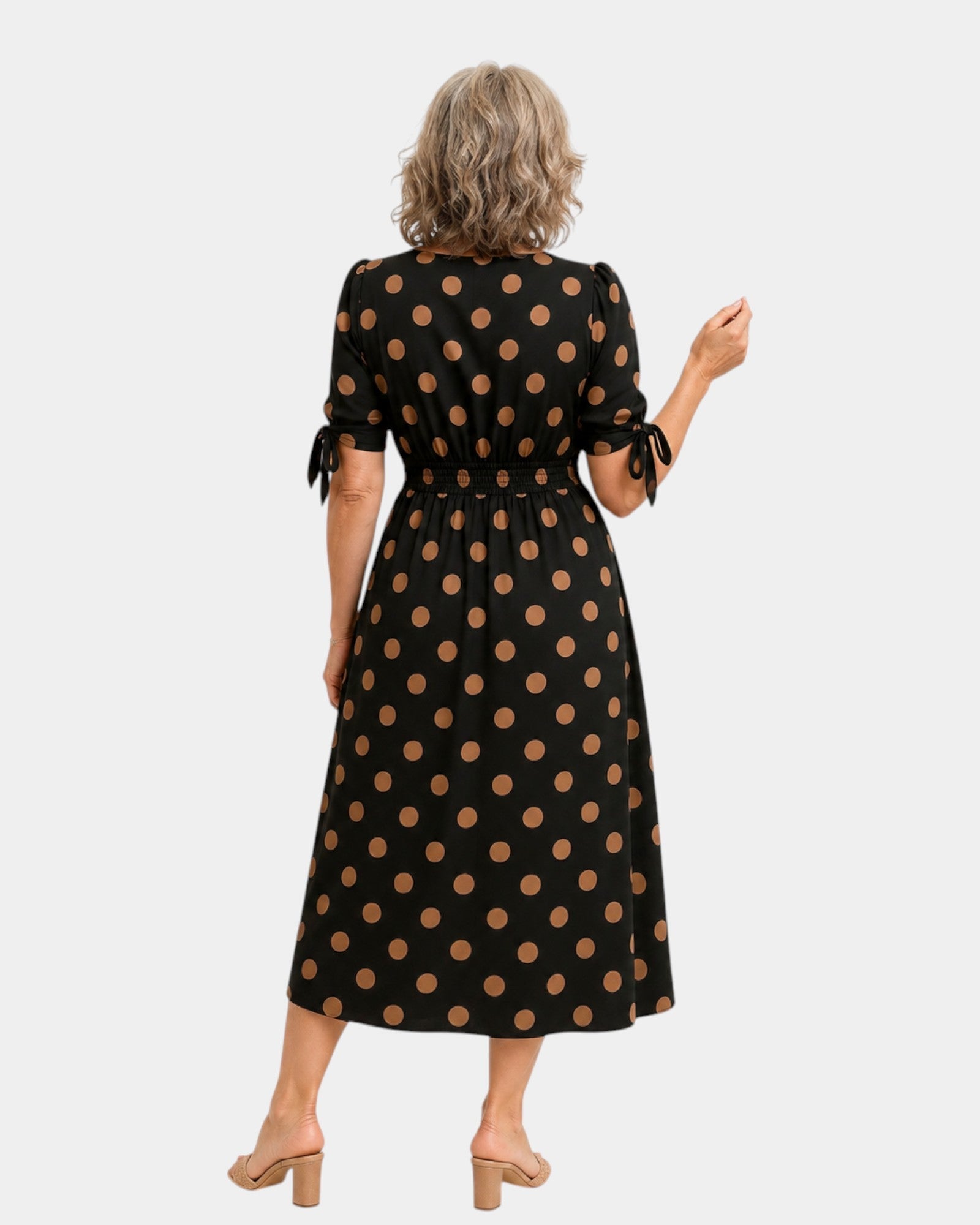 Charlaine | Retro polka dot dress