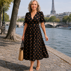 Charlaine | Retro polka dot dress