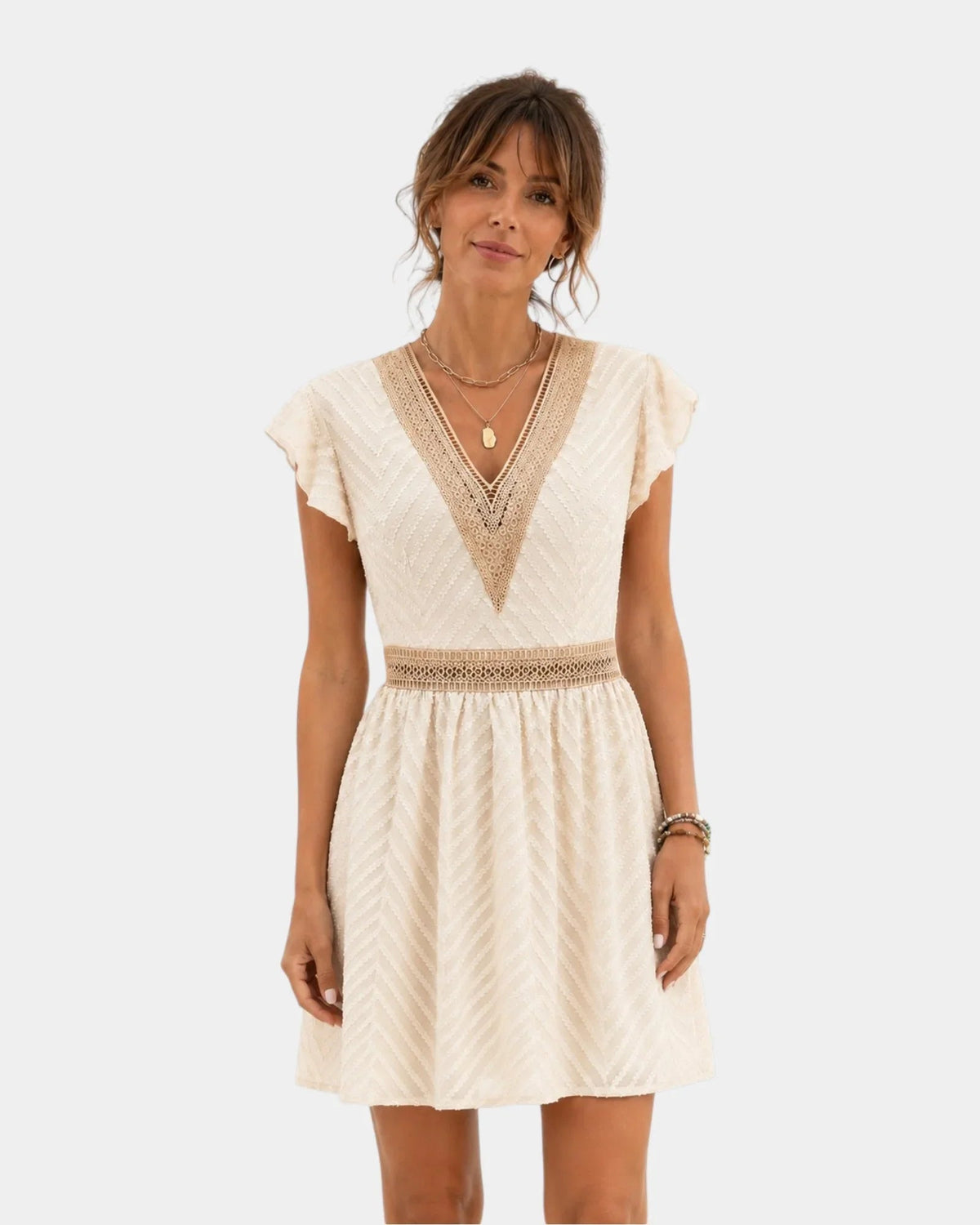 Hava | Short V-neck dress