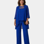 Adalie | Matching trousers, blouse, and coat set