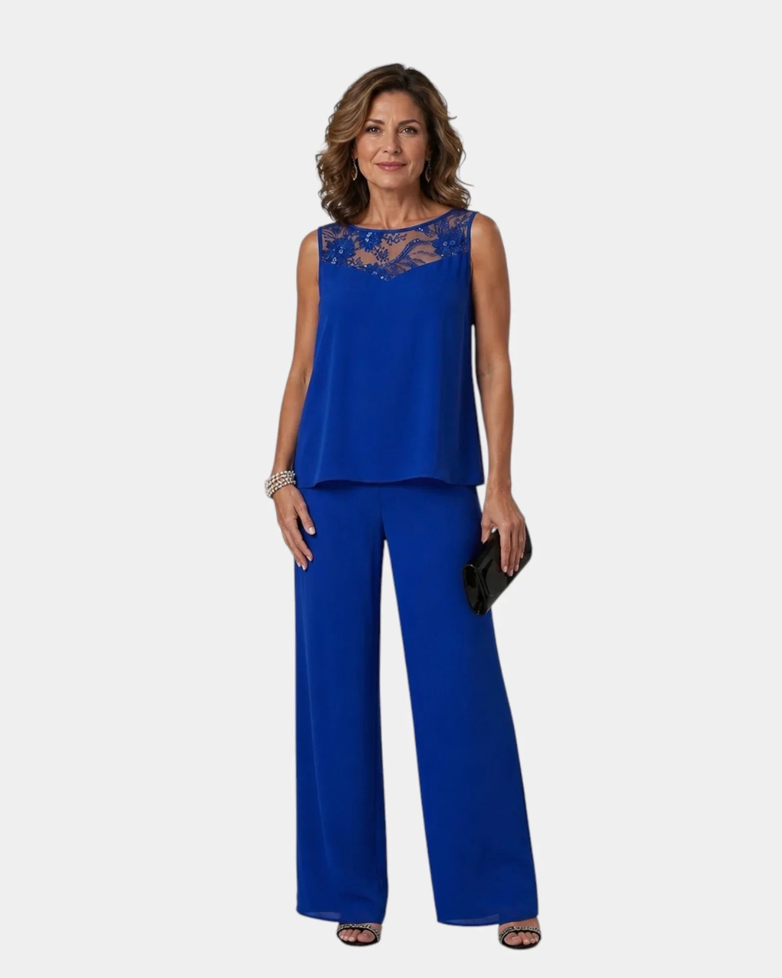 Adalie | Matching trousers, blouse, and coat set