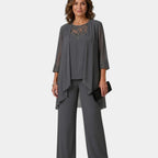 Adalie | Matching trousers, blouse, and coat set