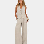Assia | Sleeveless vest and trousers set