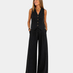 Assia | Sleeveless vest and trousers set