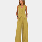 Assia | Sleeveless vest and trousers set
