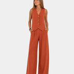 Assia | Sleeveless vest and trousers set