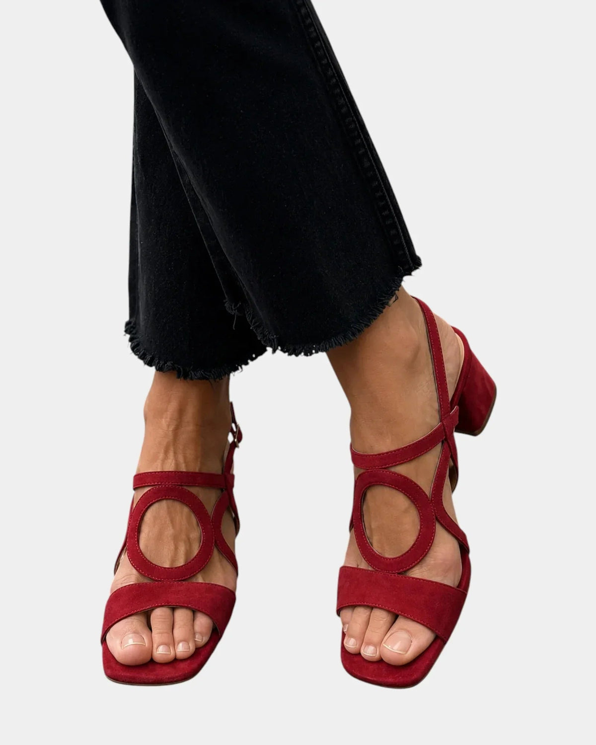 Guillelmine | Square-toe sandals with a rounded cut