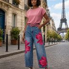 Cherine | Elegant floral trousers