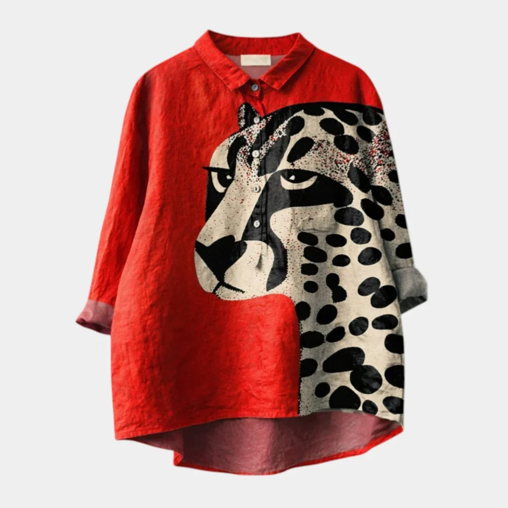 Ornella | Leopard Print Shirt