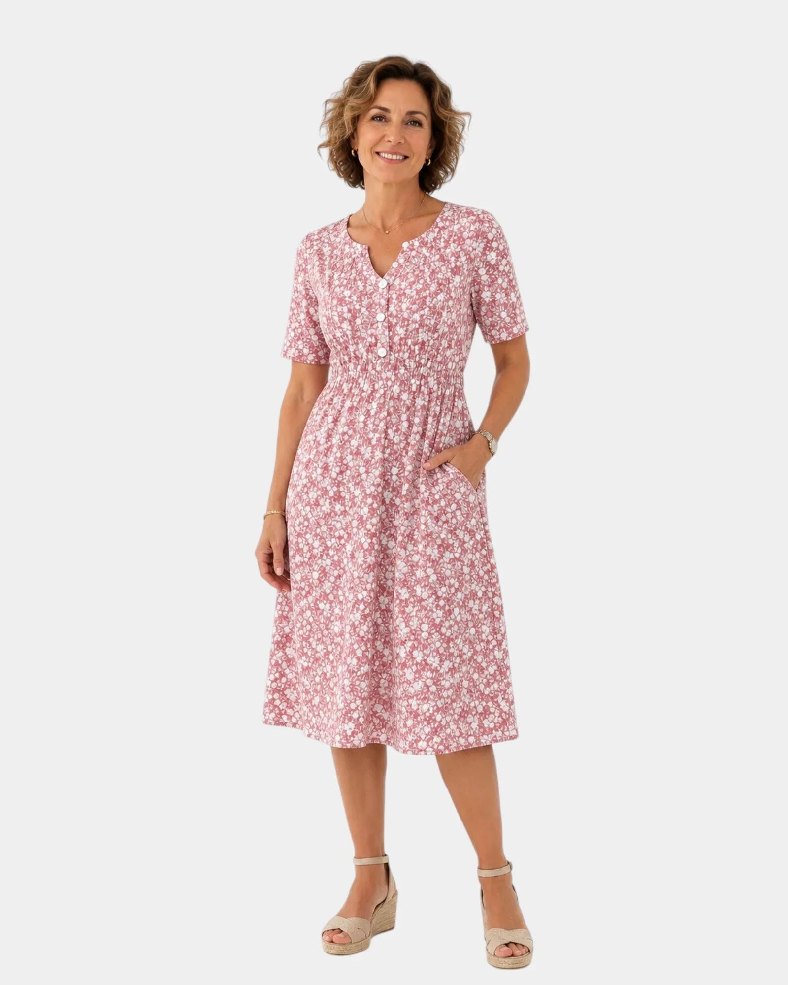 Iséa | Floral Midi Dress