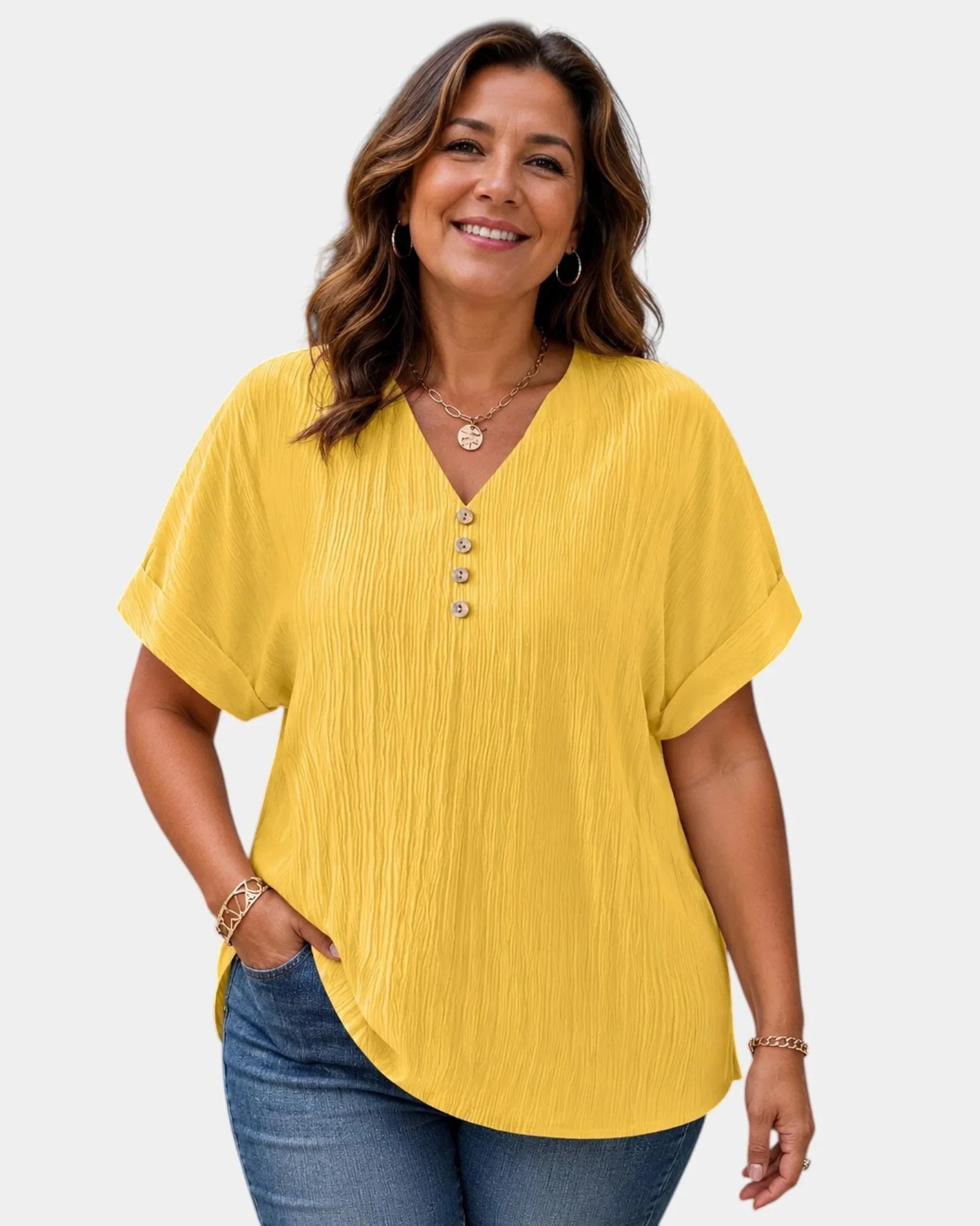 Alwena | V-Neck Blouse