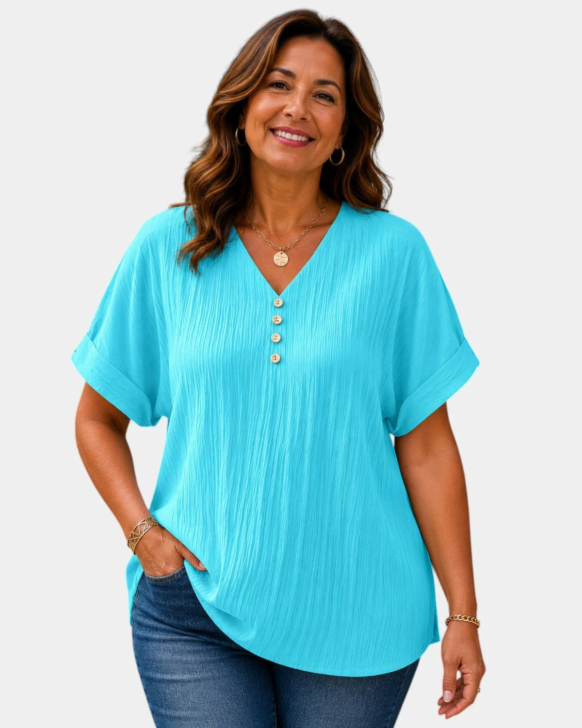 Alwena | V-Neck Blouse