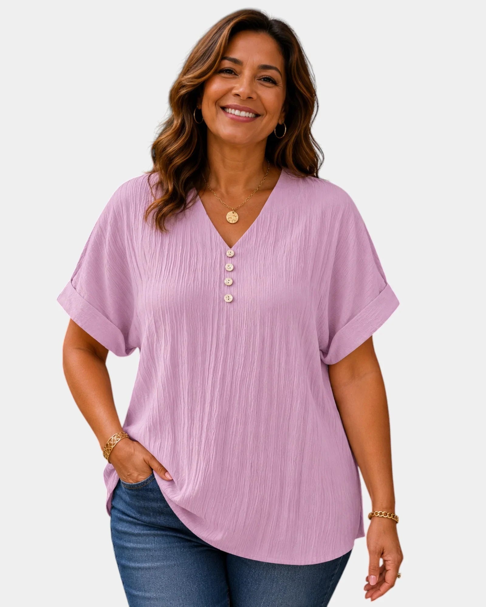 Alwena | V-Neck Blouse