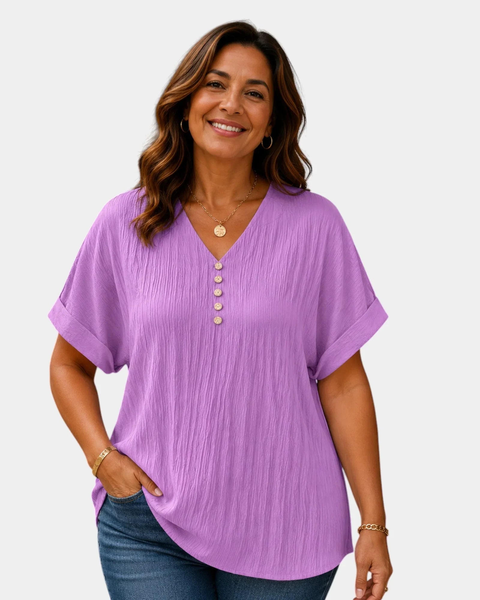 Alwena | V-Neck Blouse