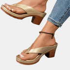 Aliénor | Comfortable chunky heel sandals
