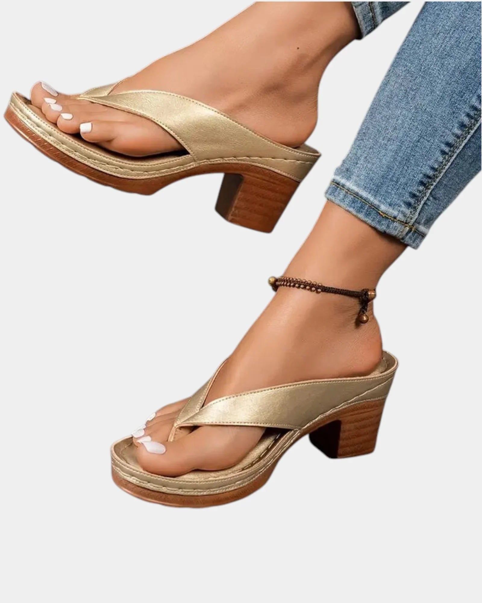Aliénor | Comfortable chunky heel sandals