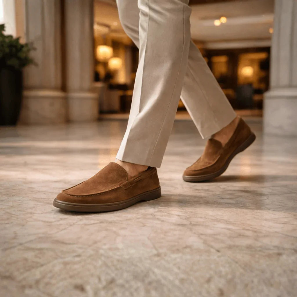 Henri | Men's refined suede loafer