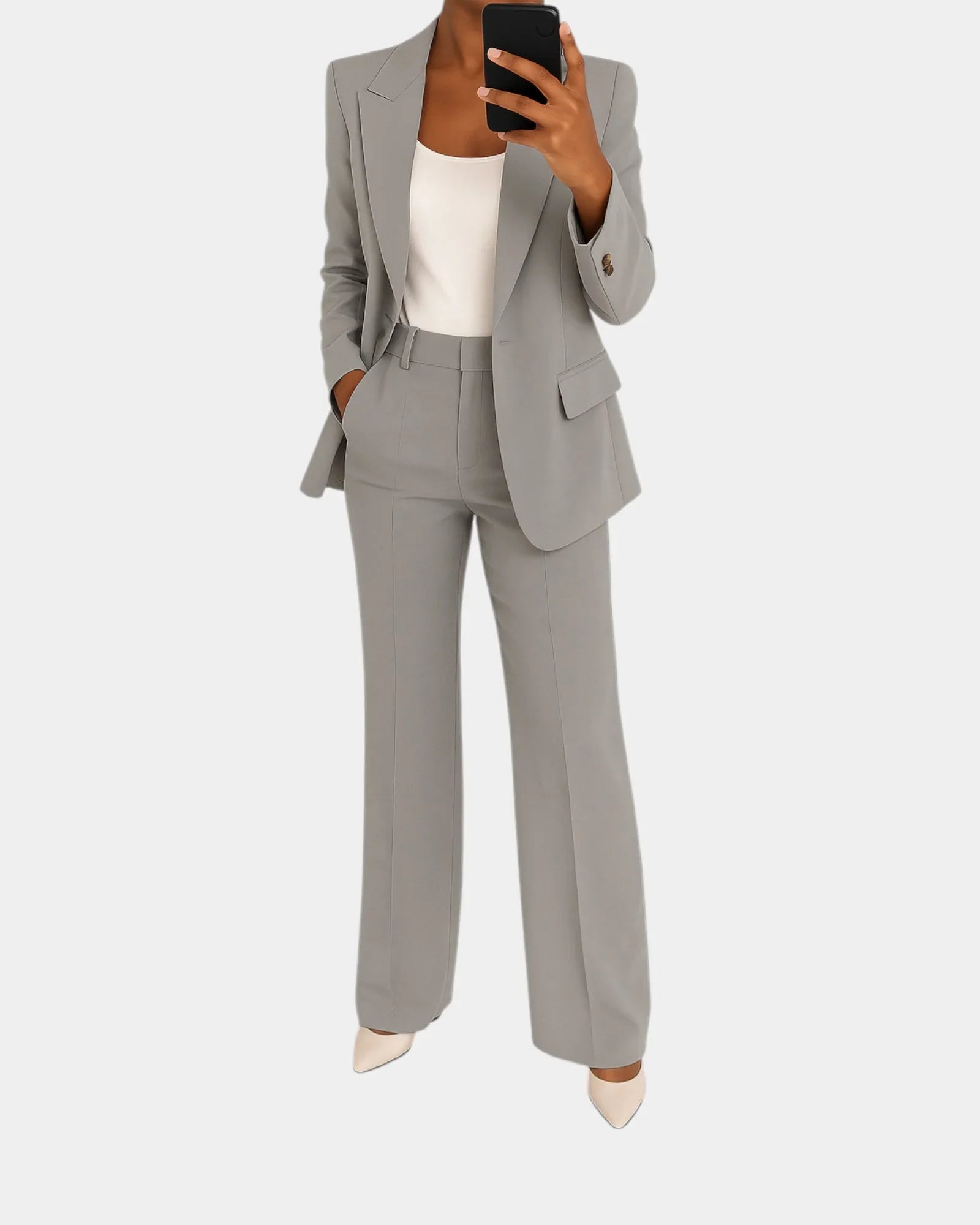 Aya | Trouser Suit with Blazer