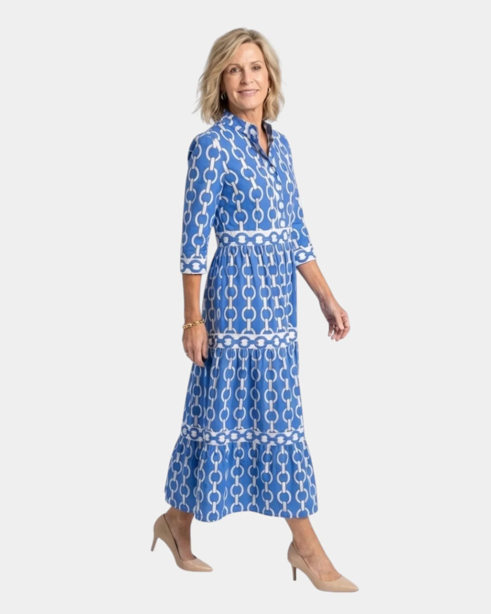 Yamina | Midi dress with sleeves