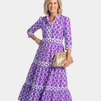 Yamina | Midi dress with sleeves
