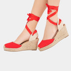 Denise | High-heeled espadrilles