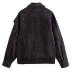 Aurésia | Veste oversize en suédine synthétique