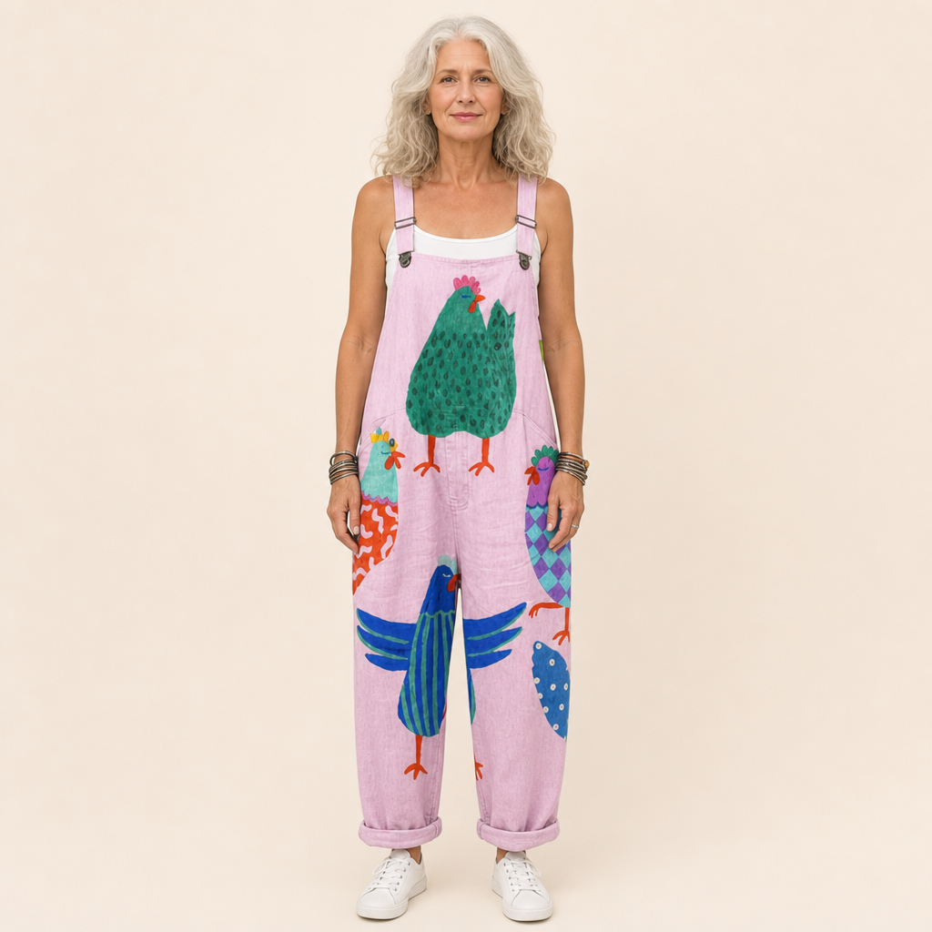 Célestine | Radiant Pastel Pink Artistic Jumpsuit