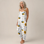 Victoire | Bright Country Bee-Print Jumpsuit