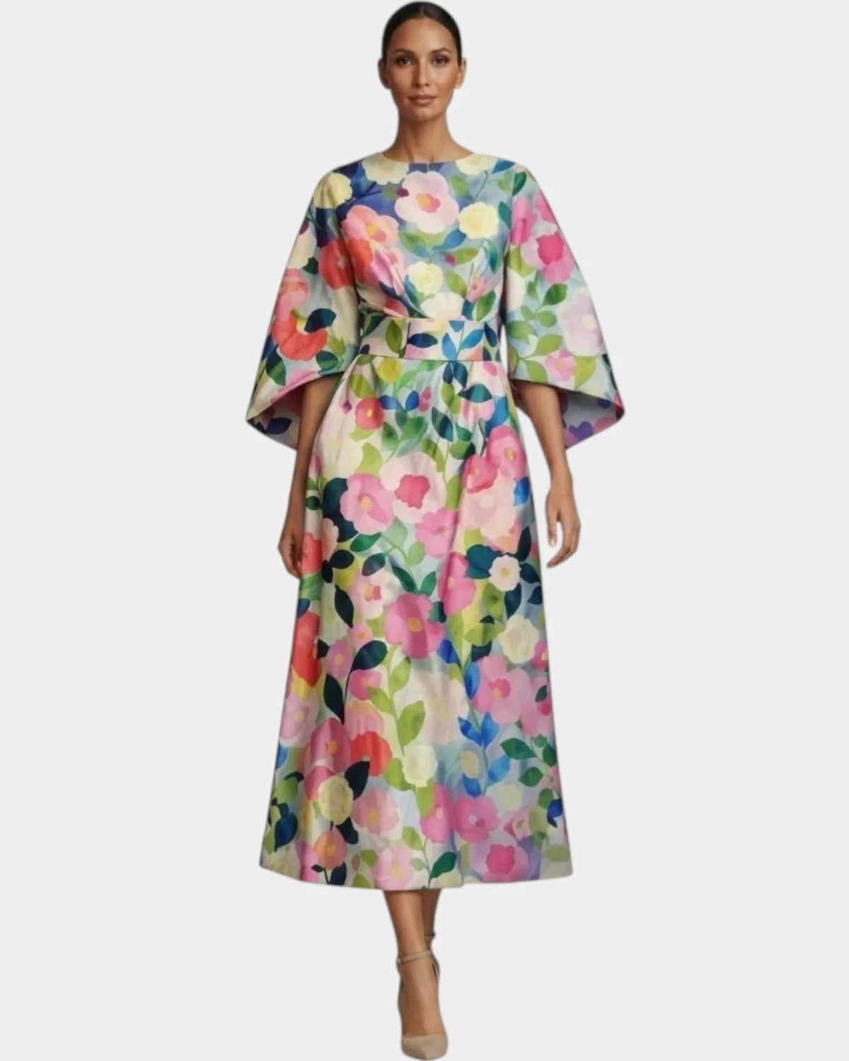 Vera | Floral Midi Dress