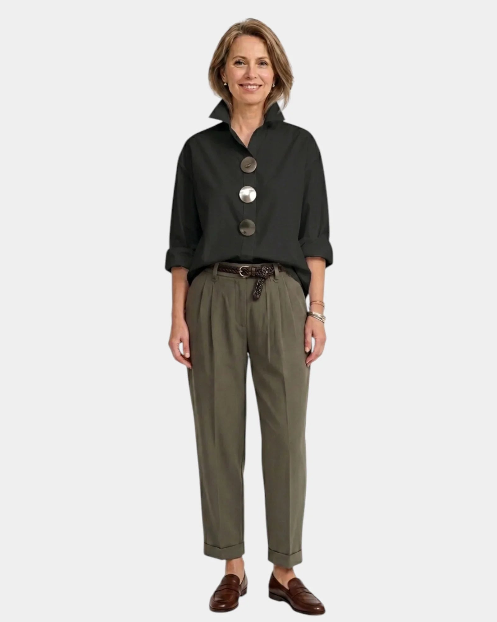 Pearl | High-neck shirt