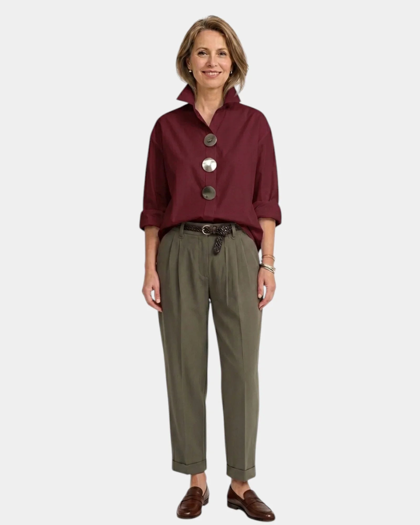 Pearl | High-neck shirt