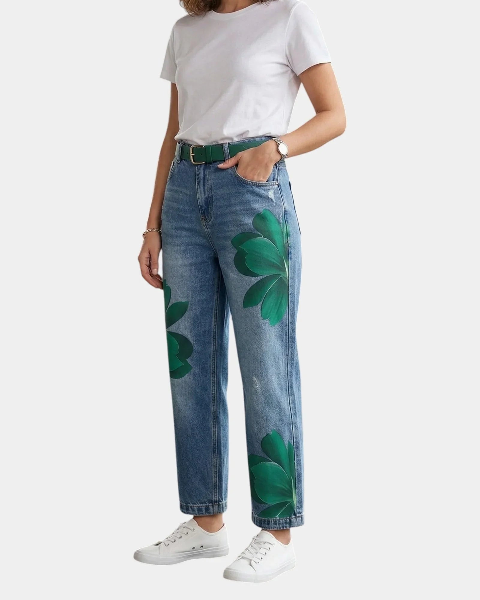 Cherine | Elegant floral trousers
