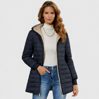 Amandys | Manteau long à manches longues et doublé