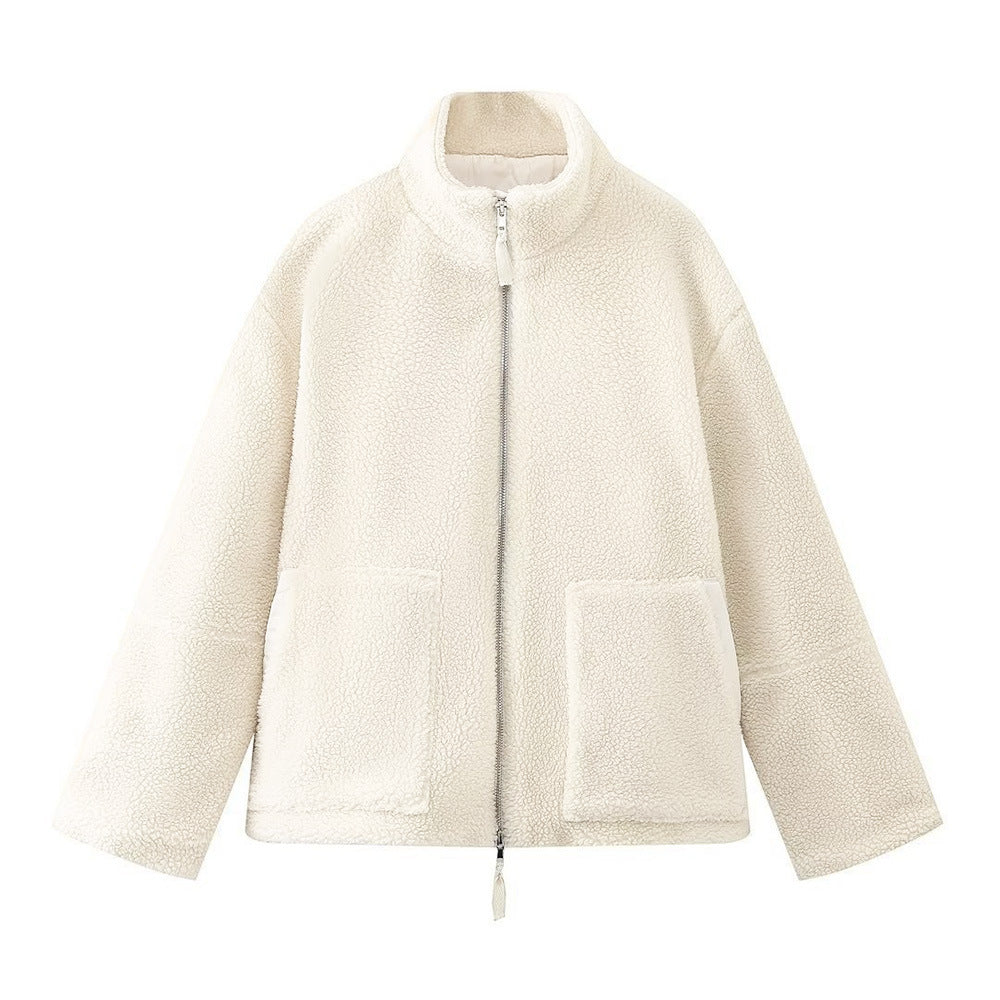 Aléanne | Veste chaude en laine synthétique
