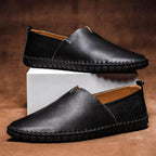 Monaco | Elegant Leather Espadrilles