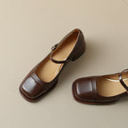 Erel | Women's Block-Heel Mary Jane Court Shoes