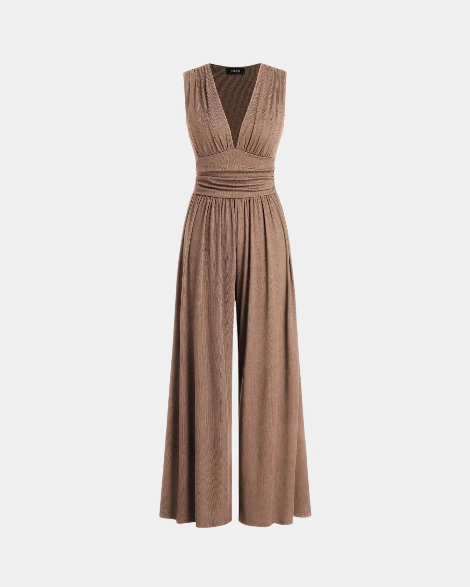 Sultana | Chic Wide-Leg Sleeveless Jumpsuit