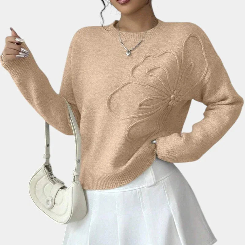 Alma | Floral Knit Jumper