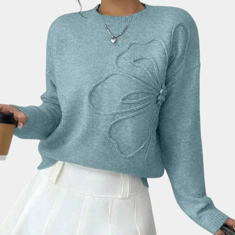 Alma | Floral Knit Jumper