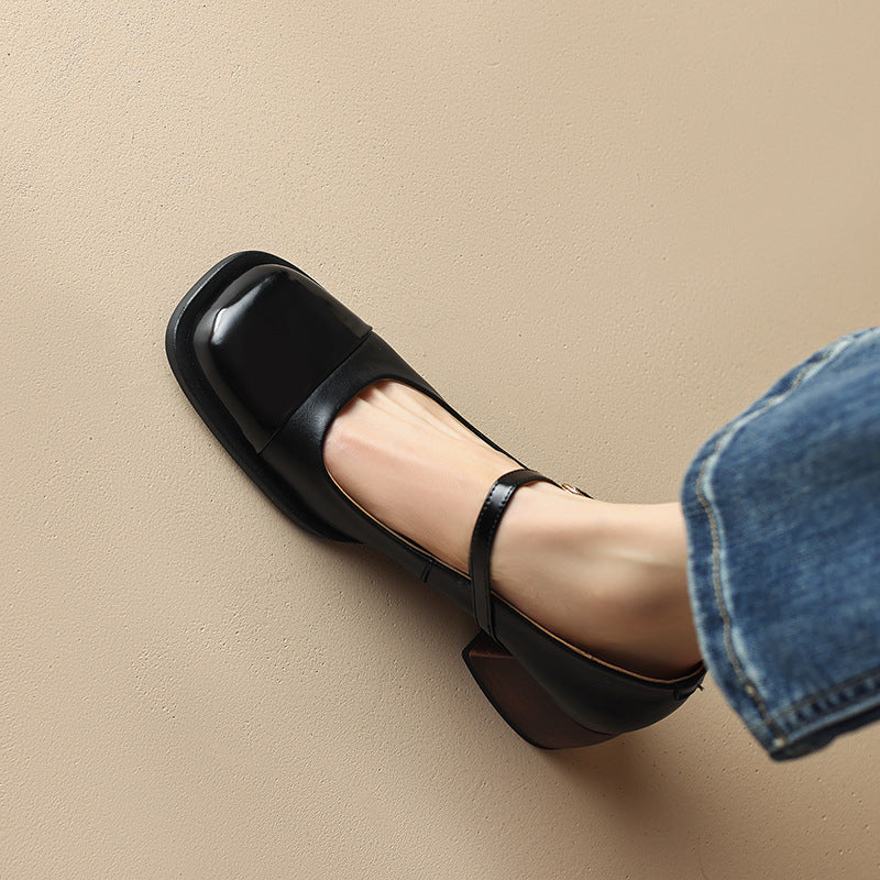 Erel | Women's Block-Heel Mary Jane Court Shoes