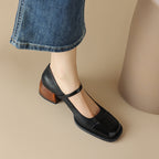Erel | Women's Block-Heel Mary Jane Court Shoes