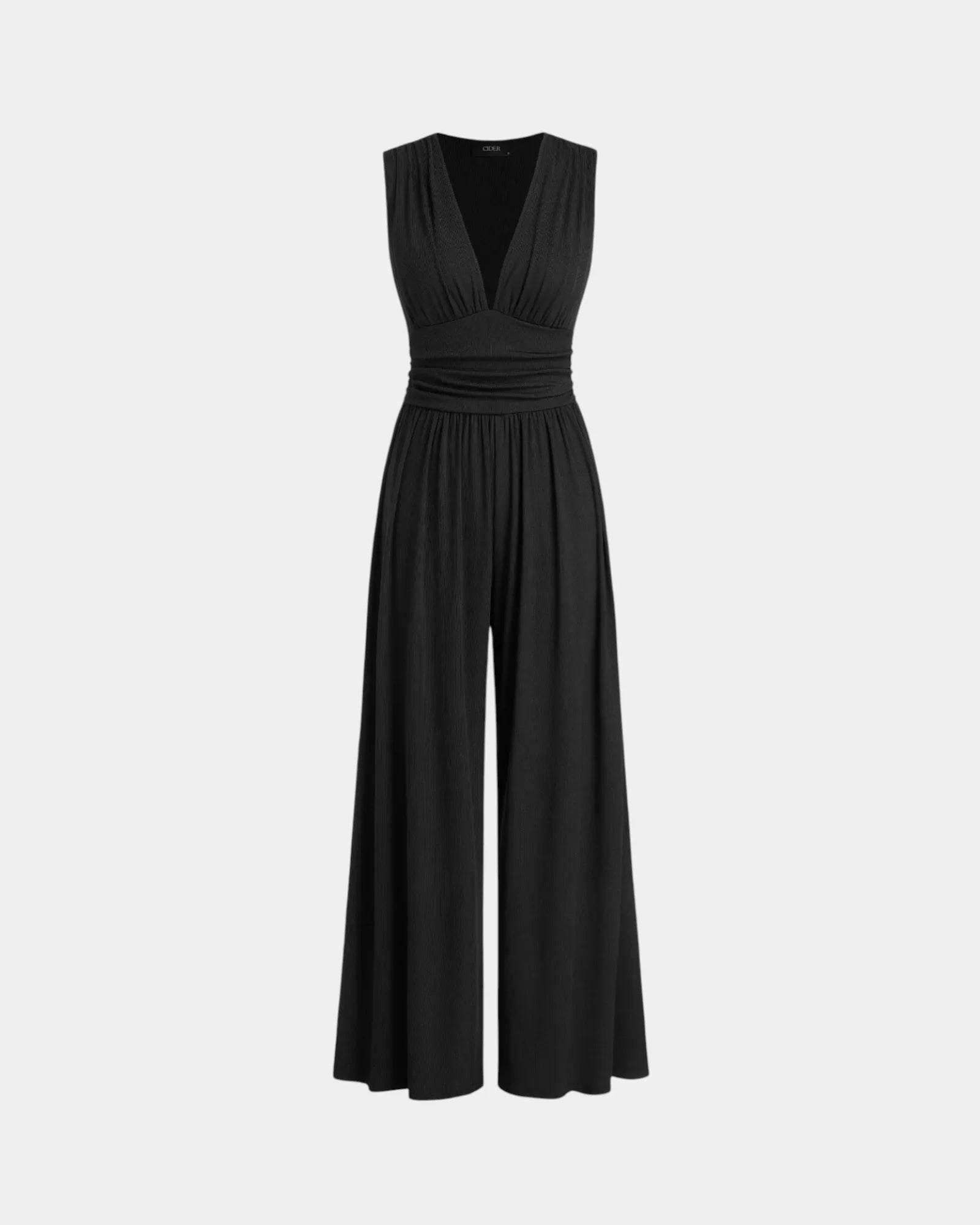 Sultana | Chic Wide-Leg Sleeveless Jumpsuit