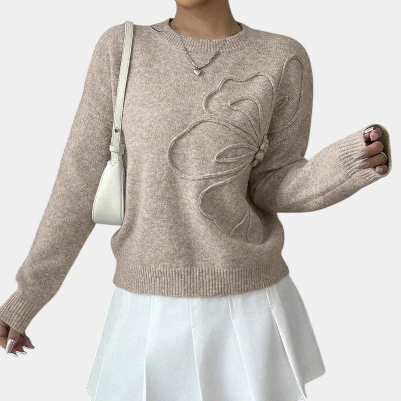 Alma | Floral Knit Jumper