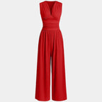 Sultana | Chic Wide-Leg Sleeveless Jumpsuit