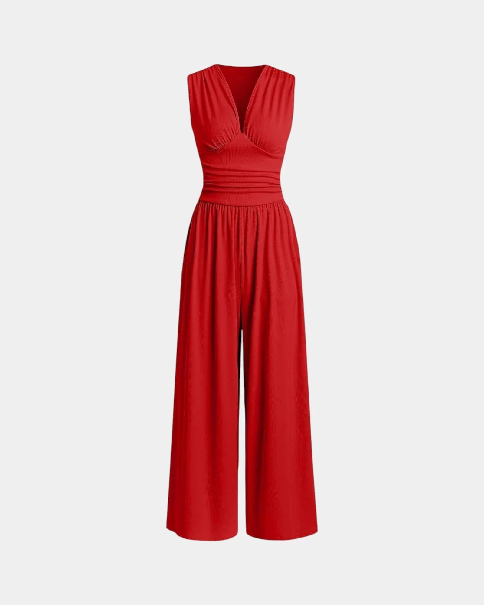 Sultana | Chic Wide-Leg Sleeveless Jumpsuit