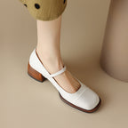 Erel | Women's Block-Heel Mary Jane Court Shoes