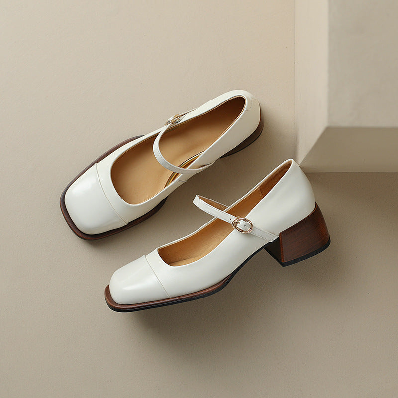 Erel | Women's Block-Heel Mary Jane Court Shoes