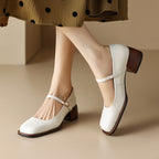 Erel | Women's Block-Heel Mary Jane Court Shoes