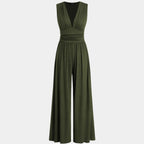Sultana | Chic Wide-Leg Sleeveless Jumpsuit