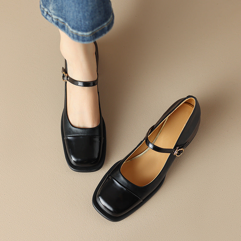 Erel | Women's Block-Heel Mary Jane Court Shoes